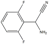 amino(2,6-difluorophenyl)acetonitrile 结构式