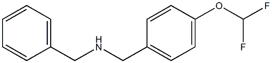 benzyl({[4-(difluoromethoxy)phenyl]methyl})amine Struktur