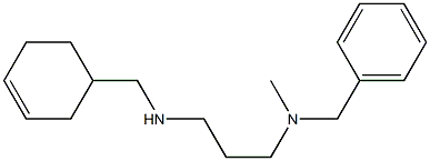 benzyl({3-[(cyclohex-3-en-1-ylmethyl)amino]propyl})methylamine Structure