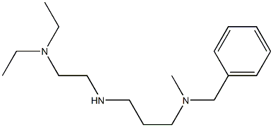 benzyl(3-{[2-(diethylamino)ethyl]amino}propyl)methylamine Struktur
