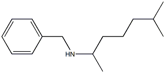 benzyl(6-methylheptan-2-yl)amine Structure