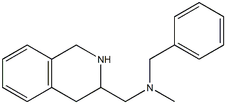 benzyl(methyl)(1,2,3,4-tetrahydroisoquinolin-3-ylmethyl)amine,,结构式