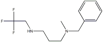 benzyl(methyl){3-[(2,2,2-trifluoroethyl)amino]propyl}amine Structure