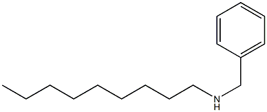 ベンジル(ノニル)アミン 化学構造式