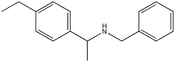 benzyl[1-(4-ethylphenyl)ethyl]amine Structure