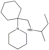 butan-2-yl({[1-(piperidin-1-yl)cyclohexyl]methyl})amine Structure