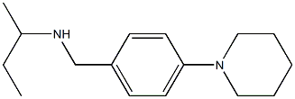 butan-2-yl({[4-(piperidin-1-yl)phenyl]methyl})amine Structure