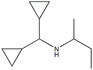 butan-2-yl(dicyclopropylmethyl)amine Structure