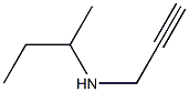 butan-2-yl(prop-2-yn-1-yl)amine Structure