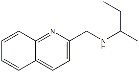 butan-2-yl(quinolin-2-ylmethyl)amine Structure