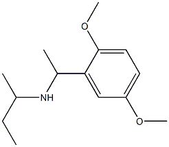 butan-2-yl[1-(2,5-dimethoxyphenyl)ethyl]amine Structure