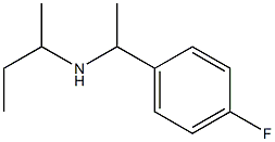 butan-2-yl[1-(4-fluorophenyl)ethyl]amine Structure