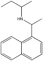 butan-2-yl[1-(naphthalen-1-yl)ethyl]amine 化学構造式