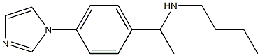 butyl({1-[4-(1H-imidazol-1-yl)phenyl]ethyl})amine Structure