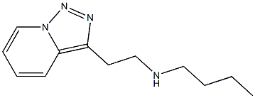 butyl(2-{[1,2,4]triazolo[3,4-a]pyridin-3-yl}ethyl)amine 化学構造式