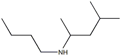 butyl(4-methylpentan-2-yl)amine Structure