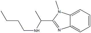 butyl[1-(1-methyl-1H-1,3-benzodiazol-2-yl)ethyl]amine Structure