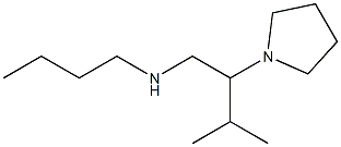 butyl[3-methyl-2-(pyrrolidin-1-yl)butyl]amine Structure