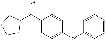 cyclopentyl(4-phenoxyphenyl)methanamine Structure