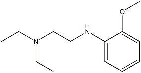 diethyl({2-[(2-methoxyphenyl)amino]ethyl})amine 化学構造式