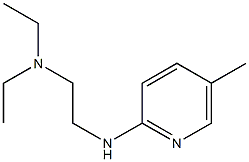 diethyl({2-[(5-methylpyridin-2-yl)amino]ethyl})amine,,结构式