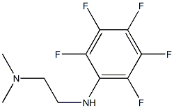 dimethyl({2-[(2,3,4,5,6-pentafluorophenyl)amino]ethyl})amine 结构式