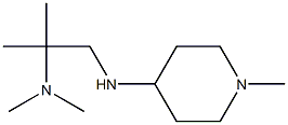 dimethyl({2-methyl-1-[(1-methylpiperidin-4-yl)amino]propan-2-yl})amine 结构式