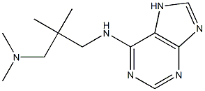 dimethyl({2-methyl-2-[(7H-purin-6-ylamino)methyl]propyl})amine