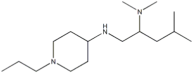 dimethyl({4-methyl-1-[(1-propylpiperidin-4-yl)amino]pentan-2-yl})amine