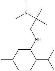 dimethyl(2-methyl-1-{[5-methyl-2-(propan-2-yl)cyclohexyl]amino}propan-2-yl)amine|