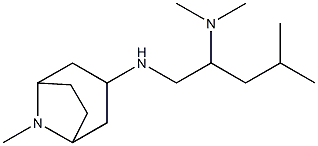 dimethyl[4-methyl-1-({8-methyl-8-azabicyclo[3.2.1]octan-3-yl}amino)pentan-2-yl]amine Struktur