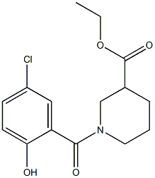 ethyl 1-[(5-chloro-2-hydroxyphenyl)carbonyl]piperidine-3-carboxylate