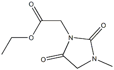 ethyl 2-(3-methyl-2,5-dioxoimidazolidin-1-yl)acetate Structure