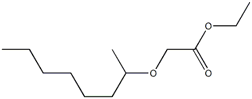 ethyl 2-(octan-2-yloxy)acetate Struktur