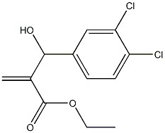 ethyl 2-[(3,4-dichlorophenyl)(hydroxy)methyl]prop-2-enoate Structure
