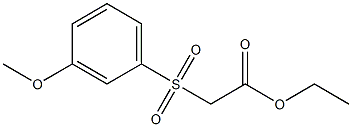 ethyl 2-[(3-methoxybenzene)sulfonyl]acetate