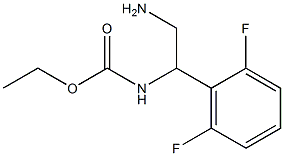 ethyl 2-amino-1-(2,6-difluorophenyl)ethylcarbamate Structure