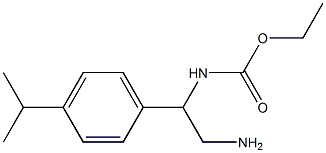  ethyl 2-amino-1-(4-isopropylphenyl)ethylcarbamate