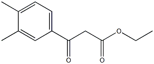 ethyl 3-(3,4-dimethylphenyl)-3-oxopropanoate Structure