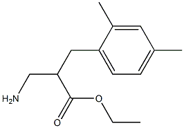 ethyl 3-amino-2-[(2,4-dimethylphenyl)methyl]propanoate Structure