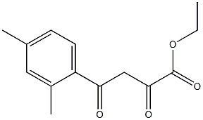 ethyl 4-(2,4-dimethylphenyl)-2,4-dioxobutanoate,,结构式