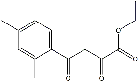 ethyl 4-(2,4-dimethylphenyl)-2,4-dioxobutanoate Struktur