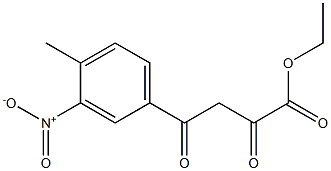 ethyl 4-(4-methyl-3-nitrophenyl)-2,4-dioxobutanoate Structure