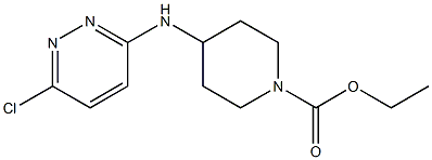 ethyl 4-[(6-chloropyridazin-3-yl)amino]piperidine-1-carboxylate Structure