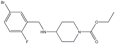 ethyl 4-{[(5-bromo-2-fluorophenyl)methyl]amino}piperidine-1-carboxylate