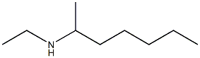 ethyl(heptan-2-yl)amine 化学構造式