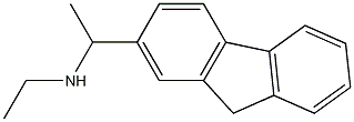 ethyl[1-(9H-fluoren-2-yl)ethyl]amine Struktur