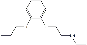 ethyl[2-(2-propoxyphenoxy)ethyl]amine Structure