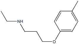 ethyl[3-(4-methylphenoxy)propyl]amine Struktur