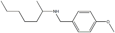 heptan-2-yl[(4-methoxyphenyl)methyl]amine,,结构式